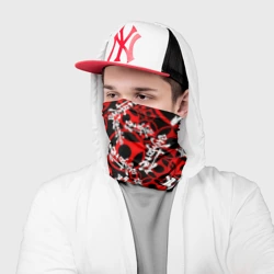 Бандана-труба 3D Карате киокушинкай лого паттерн - фото 2