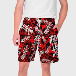 Мужские шорты 3D Карате киокушинкай лого паттерн