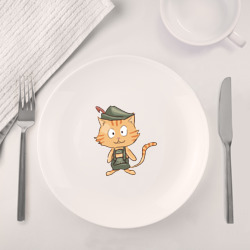 Набор: тарелка + кружка Робин Кот  - фото 2