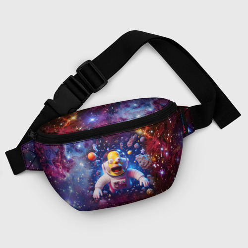 Поясная сумка 3D Homer Simpson in space - ai art - фото 6