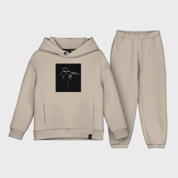 Детский костюм хлопок Oversize Xo weeknd