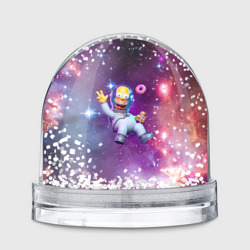 Игрушка Снежный шар Homer Simpson in space - ai art