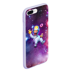 Чехол для iPhone 7Plus/8 Plus матовый Homer Simpson in space - ai art - фото 2