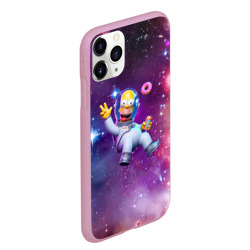 Чехол для iPhone 11 Pro Max матовый Homer Simpson in space - ai art - фото 2