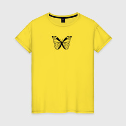 Бабочка Life is Strange – Женская футболка хлопок с принтом купить со скидкой в -20%