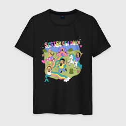 System of a Down мультяшный стиль – Мужская футболка хлопок с принтом купить со скидкой в -20%