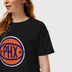 Женская футболка хлопок Oversize Phoenix ball - фото 2