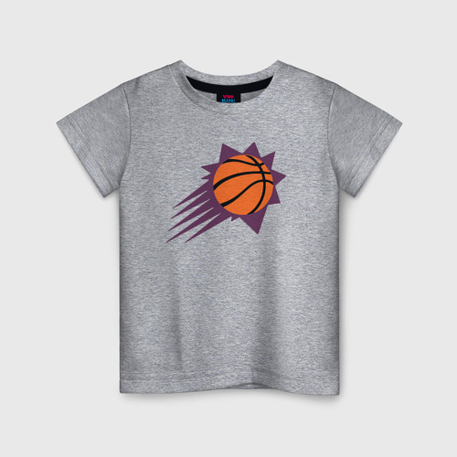 Детская футболка хлопок Phoehix Suns game, цвет меланж