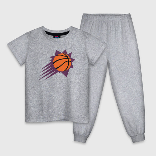 Детская пижама хлопок Phoehix Suns game, цвет меланж