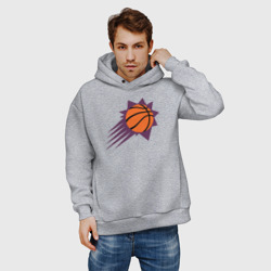 Мужское худи Oversize хлопок Phoehix Suns game - фото 2