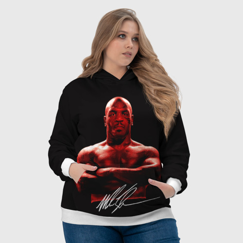 Женская толстовка 3D Майк Тайсон боксёр профессионал, цвет 3D печать - фото 6