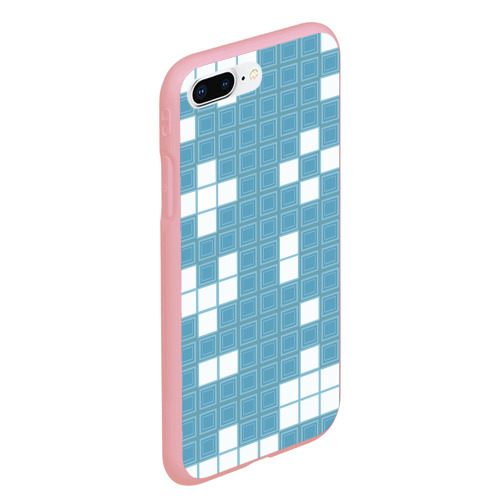 Чехол для iPhone 7Plus/8 Plus матовый Brick game - зимние танчики, цвет баблгам - фото 3