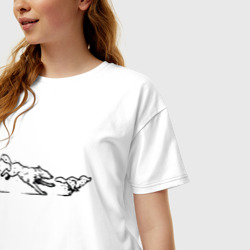 Женская футболка хлопок Oversize Братья волки из Life is Strange 2 - фото 2