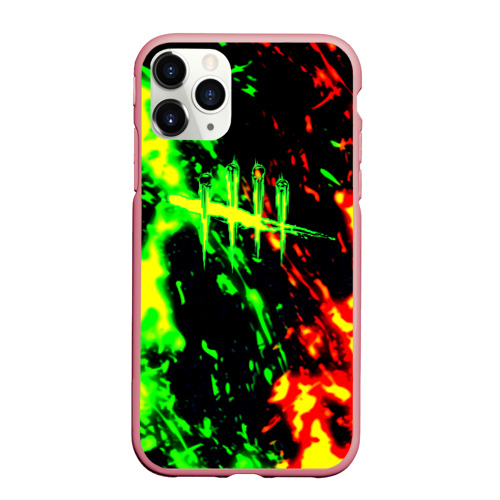 Чехол для iPhone 11 Pro Max матовый Dead flame game, цвет баблгам