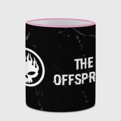 Кружка с полной запечаткой The Offspring glitch на темном фоне по-горизонтали - фото 2