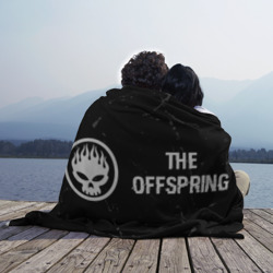 Плед 3D The Offspring glitch на темном фоне по-горизонтали - фото 2