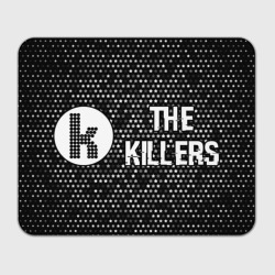 Прямоугольный коврик для мышки The Killers glitch на темном фоне по-горизонтали