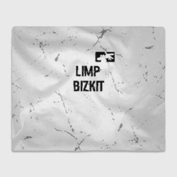 Плед 3D Limp Bizkit glitch на светлом фоне посередине