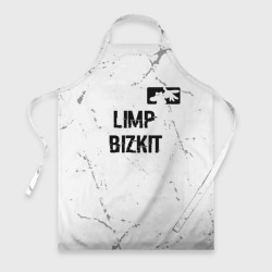 Фартук 3D Limp Bizkit glitch на светлом фоне посередине