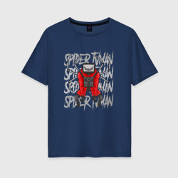 Женская футболка хлопок Oversize Spide tvman