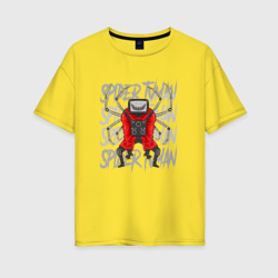 Женская футболка хлопок Oversize Spide tvman