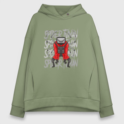 Женское худи Oversize хлопок Spide tvman