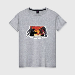 Женская футболка хлопок Титан Спикермен с титаном Камераменом