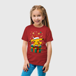 Детская футболка хлопок Новогодний пика-пика - фото 2