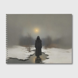 Альбом для рисования Путешественник по зимним топям 