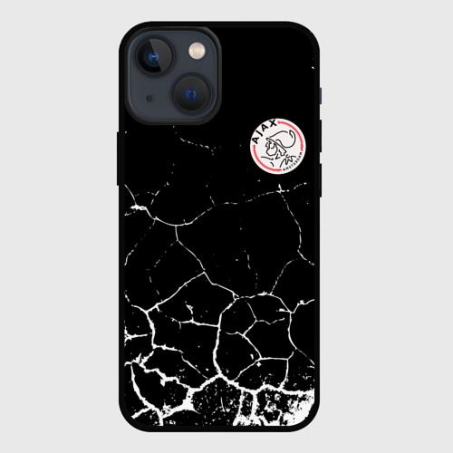 Чехол для iPhone 13 mini с принтом Фк Аякс арт, вид спереди #2