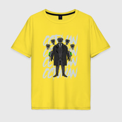 Мужская футболка хлопок Oversize Large TV Man