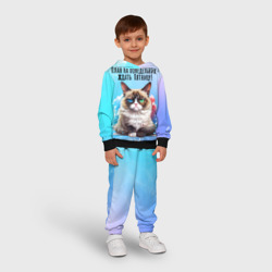 Детский костюм с толстовкой 3D Философия кота - фото 2
