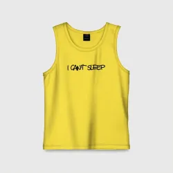 Детская майка хлопок I cant sleep