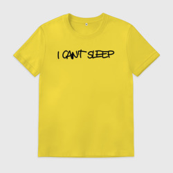 Мужская футболка хлопок I cant sleep