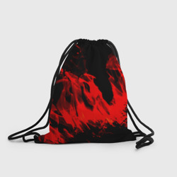 Рюкзак-мешок 3D Красное пламя 