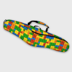 Лего - разноцветная стена – Чехол для сноуборда 3D с принтом купить со скидкой в -14%