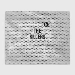 Плед 3D The Killers glitch на светлом фоне посередине