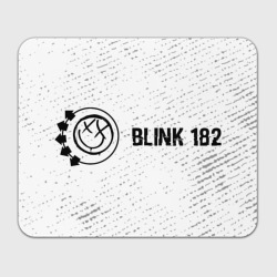 Прямоугольный коврик для мышки Blink 182 glitch на светлом фоне по-горизонтали