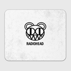 Прямоугольный коврик для мышки Radiohead glitch на светлом фоне