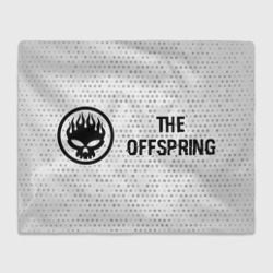 Плед 3D The Offspring glitch на светлом фоне по-горизонтали