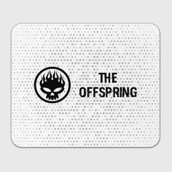 Прямоугольный коврик для мышки The Offspring glitch на светлом фоне по-горизонтали