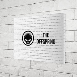 Холст прямоугольный The Offspring glitch на светлом фоне по-горизонтали - фото 2