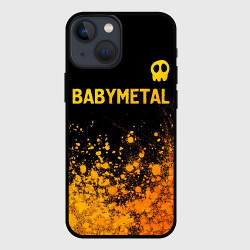 Чехол для iPhone 13 mini Babymetal - gold gradient посередине