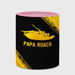 Кружка с полной запечаткой Papa Roach - gold gradient - фото 2