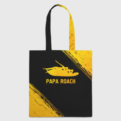 Шоппер 3D Papa Roach - gold gradient