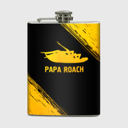 Фляга Papa Roach - gold gradient