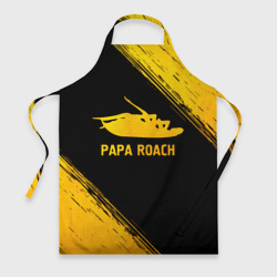 Фартук 3D Papa Roach - gold gradient