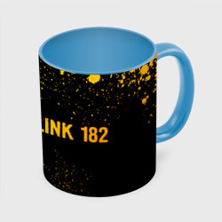 Blink 182 - gold gradient по-горизонтали – Кружка с полной запечаткой с принтом купить
