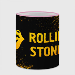 Кружка с полной запечаткой Rolling Stones - gold gradient по-горизонтали - фото 2