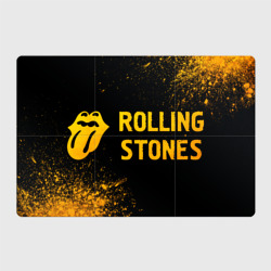 Магнитный плакат 3Х2 Rolling Stones - gold gradient по-горизонтали